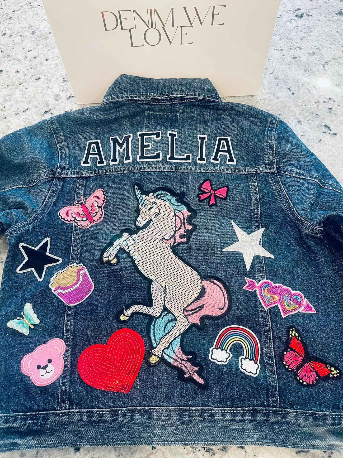 Girl Denim Jacket - Custom Design