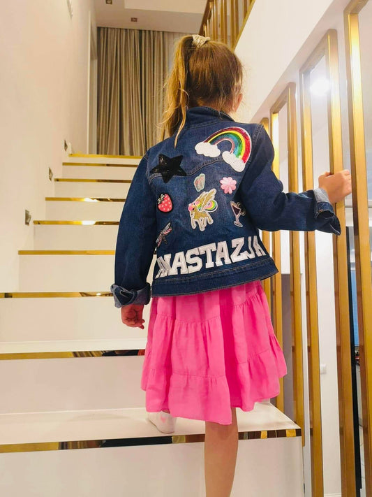 Girl Denim Jacket - Anastazja Design