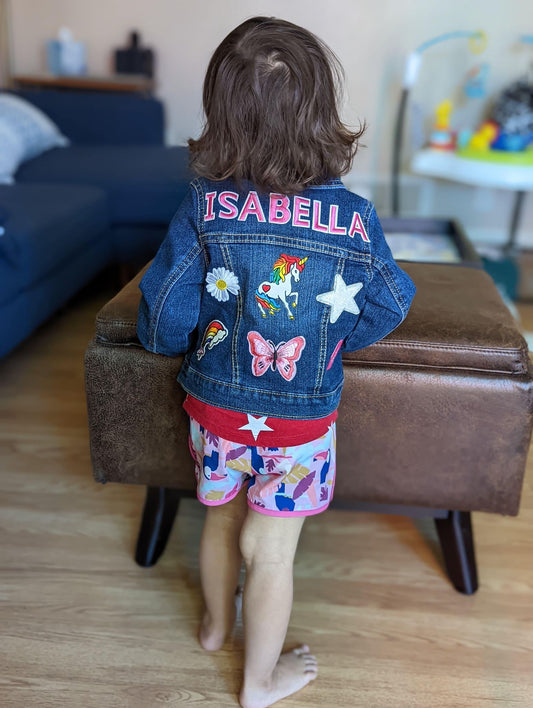 Girl Denim Jacket - Isabella Design