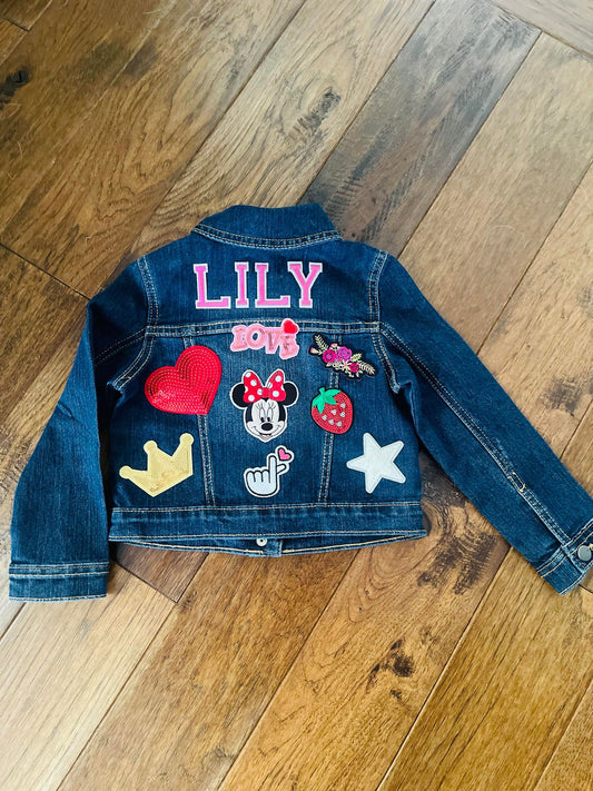 Girl Denim Jacket - Lily Design