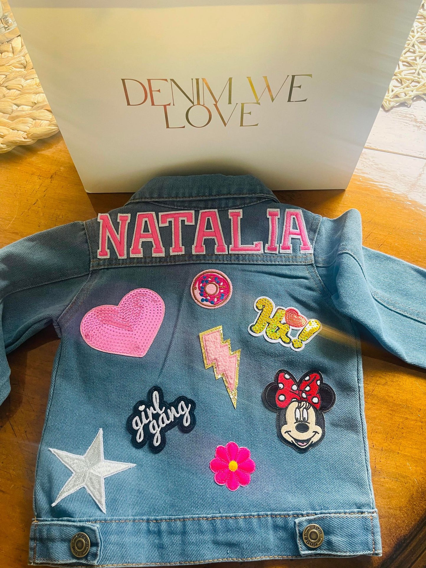 Girl Denim Jacket - Natalia Design