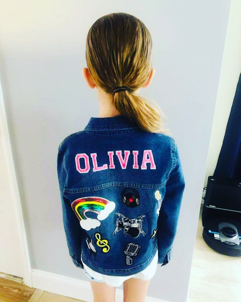 Girl Denim Jacket - Olivia 2 Design