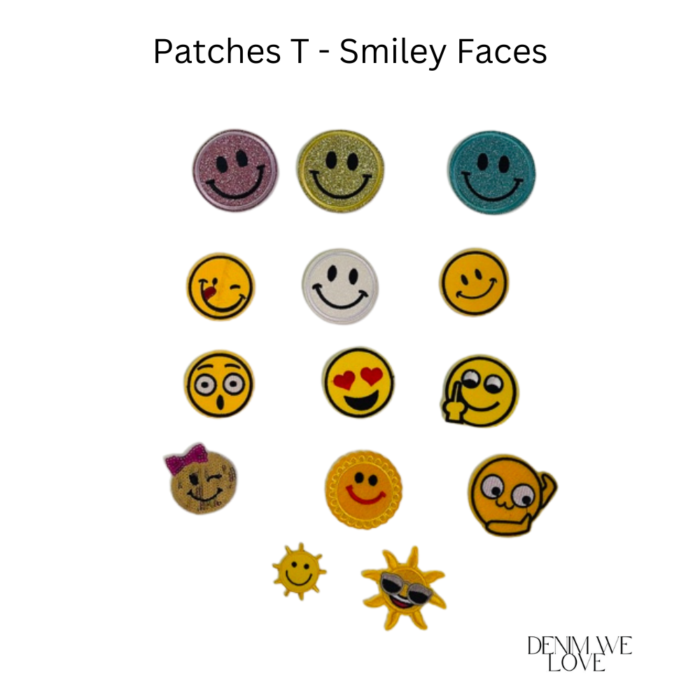 Jacketshop Patch Smiley Face Patches